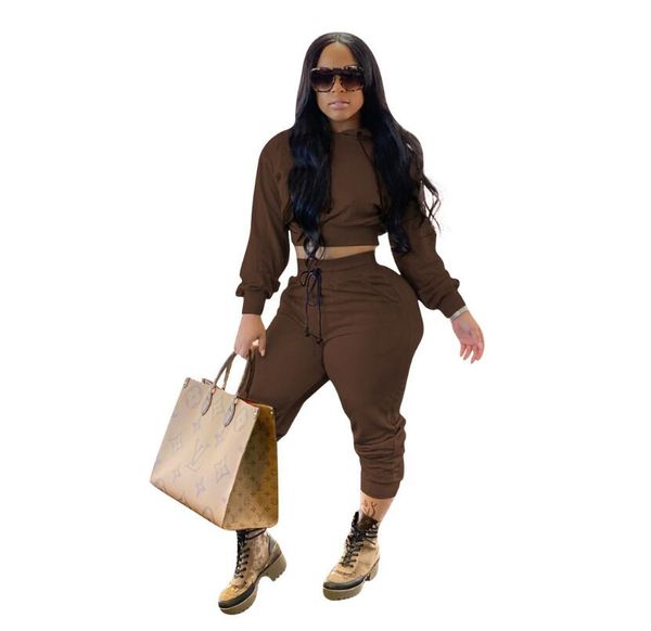 

womens tracksuits casual hooded female letter sports set fashion ladies 2pcs sports set, Gray