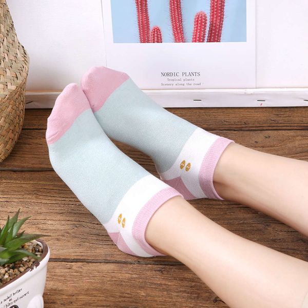 

autumn winter small fresh pure cotton color college style, Black;white