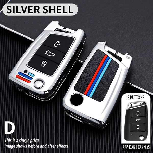 

car key case cover for volkswagen vw golf 7 gti mk7 r touran skoda octavia 3 superb karoq kodiaq seat leon mk3 ateca accessories