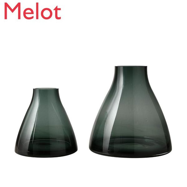 

vases narrow opening glass vase decoration creative dining table home living room deskfloral ornament