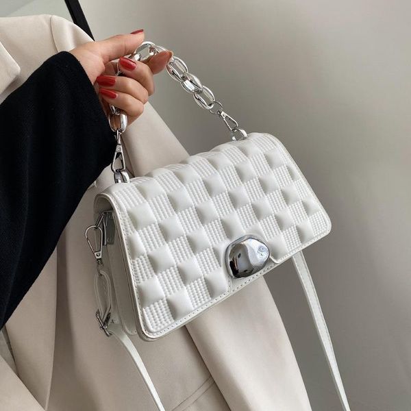 

evening bags fashion womens handbags 2021 design chain versatile style messenger trendy small square bag purses