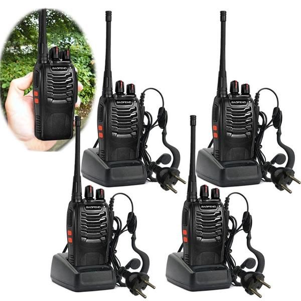 

walkie talkie baofeng bf-888s uhf 400-470mhz 5w 16ch two way radio talkies black