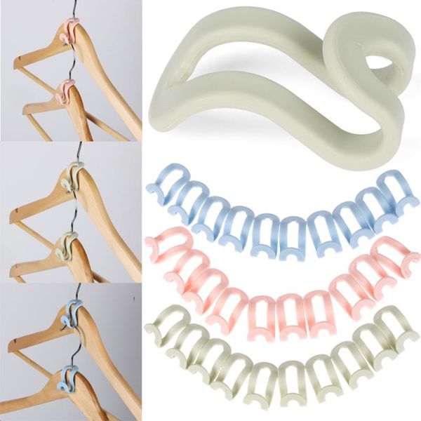 

hangers & racks 15pcs/set creative mini clothes hanger home easy antislip hook closet organizer storage rack holder household accessories