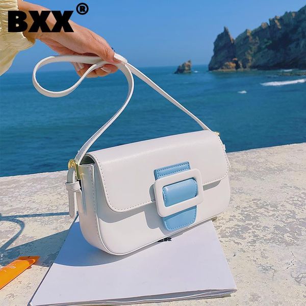 

evening bags [bxx] simple pu leather for women 2021 summer shoulder bag handbags trending luxury ladies travel hand hs865