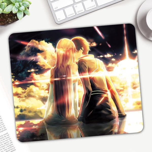 

mouse pads & wrist rests sword art online pc tablet gamer computer lappad mousepad japan anime mice mat decorate your desk child gift