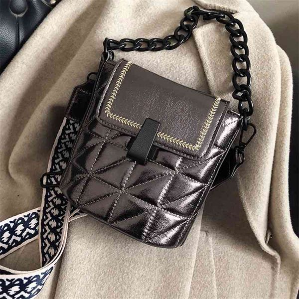 

foreign style leisure bag female popular fashion lingge versatile chain portable messenger bucket bag 50% clearance sale