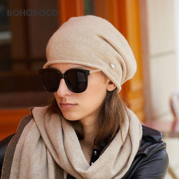 

beanies men winter warm hat for women cashmere knitted casual outdoor hats