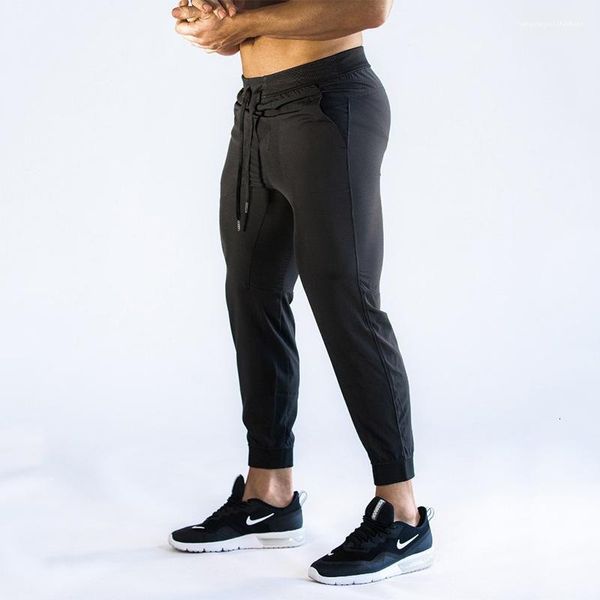 

men's pants jogging and training quick dry thin mens fashion casual clothing active style designer v0kc, Black