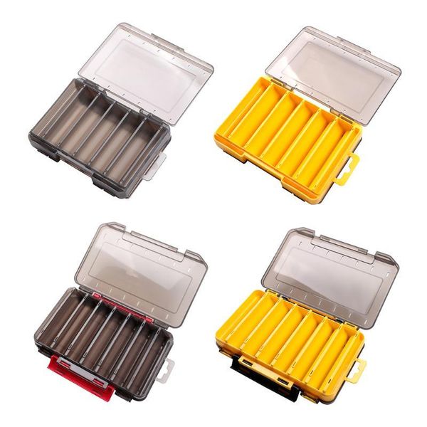 

fishing accessories lure box double side portable artificial bait hook case organizer tackle equipment