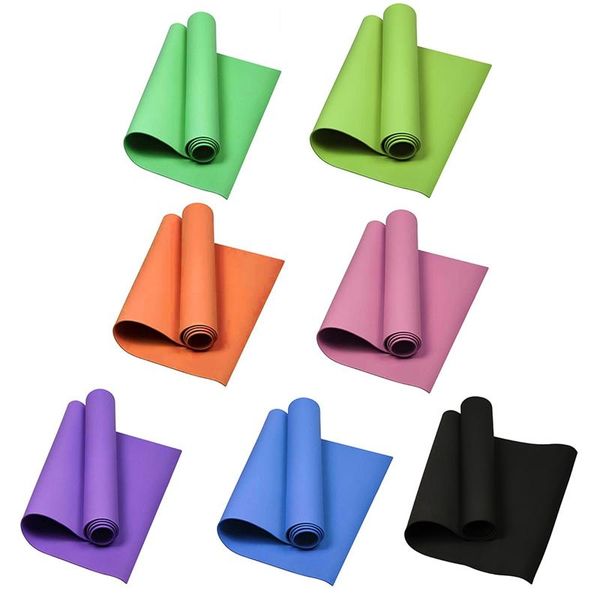 

173*60*0.4cm thickess foldable for body building fitness exercises equipment eva non-slip yoga mat sport gym soft pilates mats