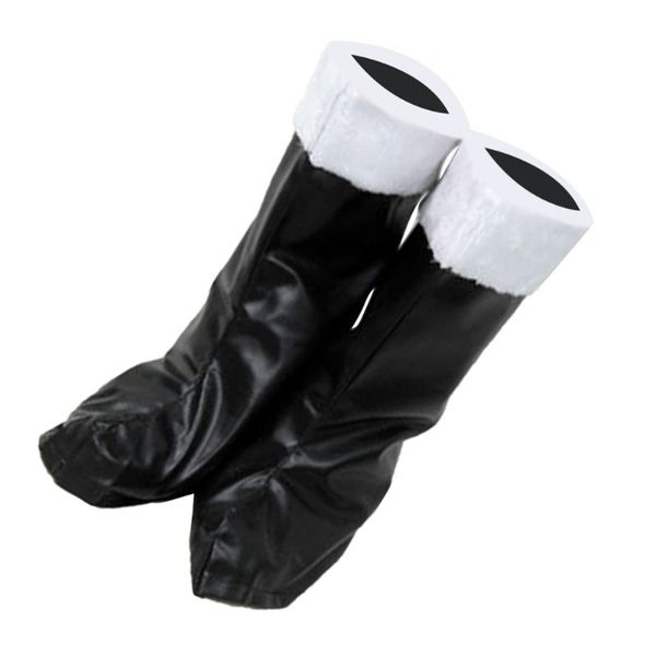 

christmas decorations 2pcs performance boots santa claus faux leather
