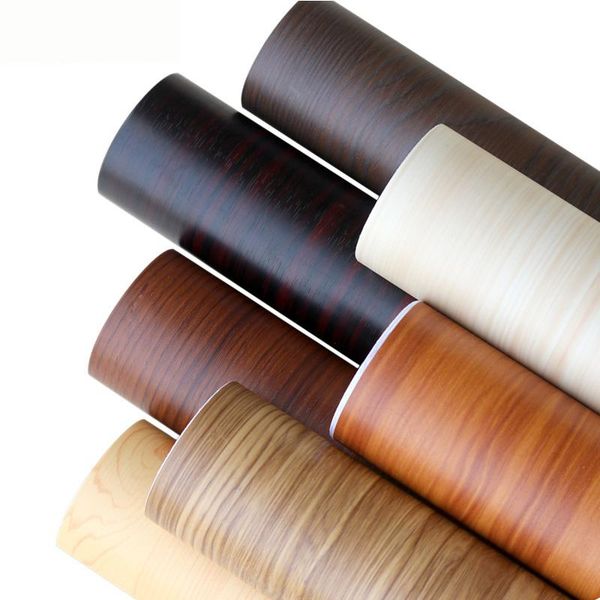

10m pvc 3d wood self adhesive wallpaper kitchen cabinets shelf wardrobe door stickers furniture home decor waterproof wall paper wallpapers