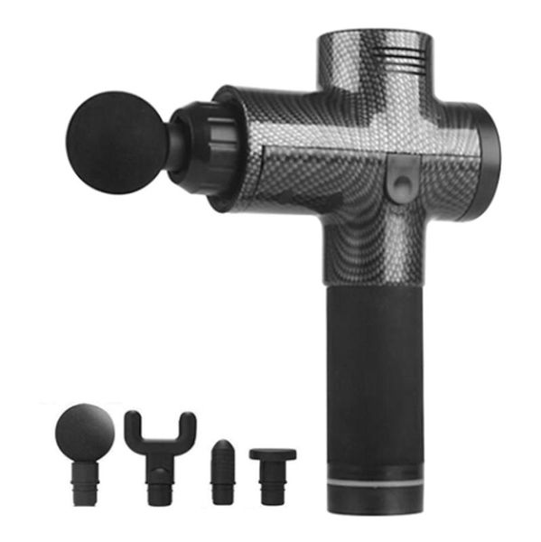 

deep heat massager thick muscle tissue massage gun black