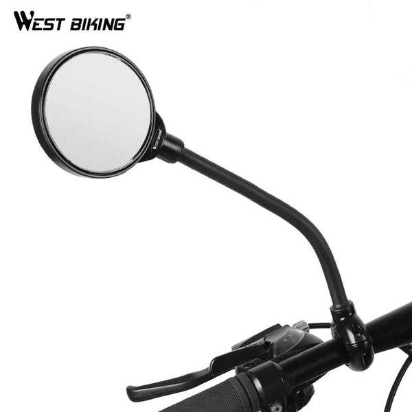 

bike groupsets west biking 1pcs mirror handlebar rearview bicycle accessories aluminum alloy mountain road cycling rear view