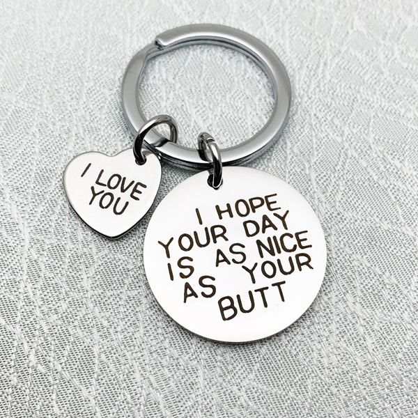 

gift for girlfriend boyfriend keychain i love you present party favor valentines day gift anniversary wedding gifts for guests, Silver
