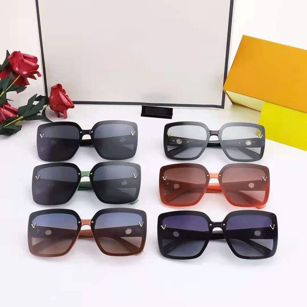 

sunglasses beach holiday glasses for man woman summer street fashion uv400 full frame 6 color with box, White;black