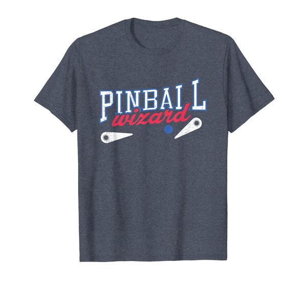 

retro pinball wizard print tshirt arcade game lover t shirt, White;black