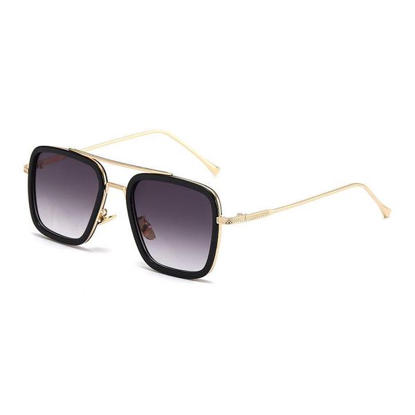 

sunglasses classic men square brand design male metal sun glasses vintage uv400 shades eyewear, White;black