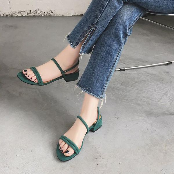 

sandals fashion women's dual-use in high heels korean version of the simple outer wear 2021 slippers, Black