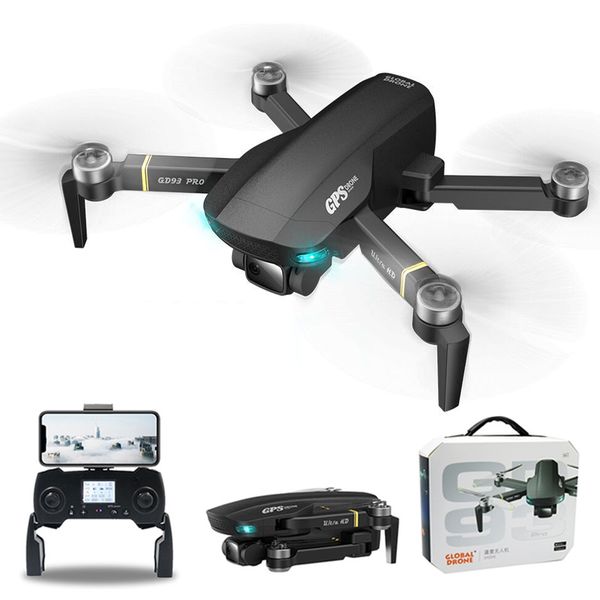 

mini drone 6k dual hd camera wifi fpv gps drone wide angle foldable quadcopter rc drone kid toy gift