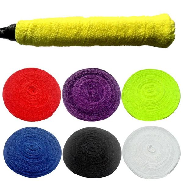 

badminton tennis racket handle grip absorb sweat anti-slip wrapping towel band sets