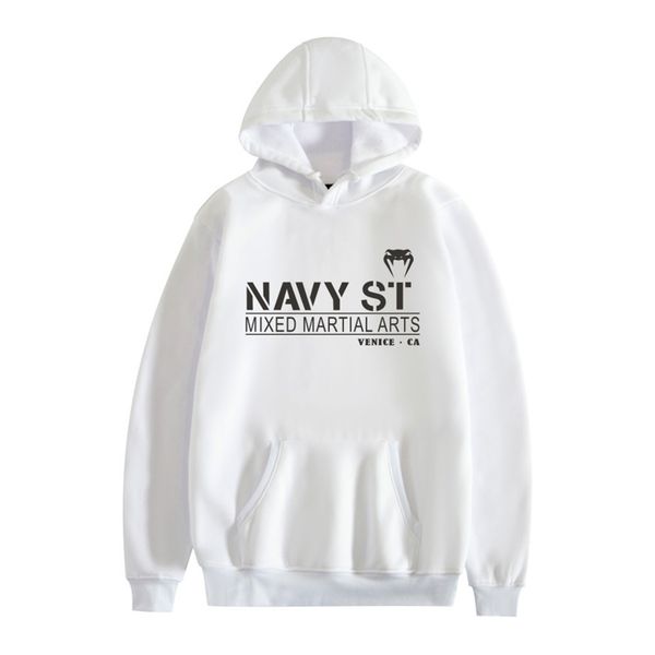 

simple english letters hooded sweater men's and women's loose casual autumn coat, Black