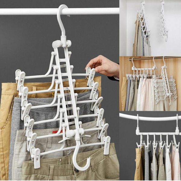 

hangers & racks multifunctional drying pant hanger magic hanging clothes pants rack