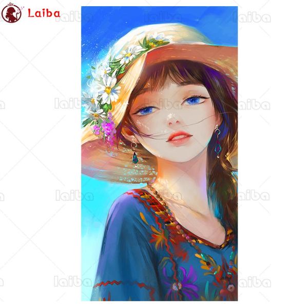 

diamond painting pictures 5d modern art, beautiful girl full novelty 2021 mosaic art embroidery icons
