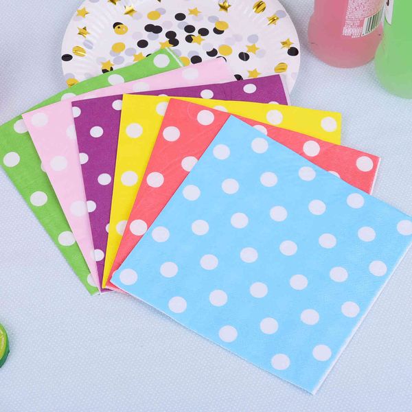 

party supplies paper towel party dress disposable dot wave