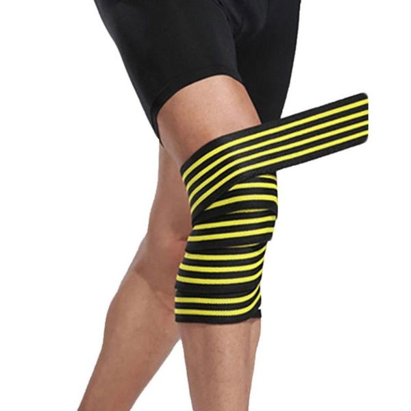 

elbow & knee pads 1pc stripe outdoor sport workout compression bandage brace guard protector, Black;gray