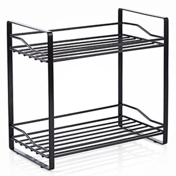 

iron art reinforced seasoning bottle rack kitchen jar storage & organization