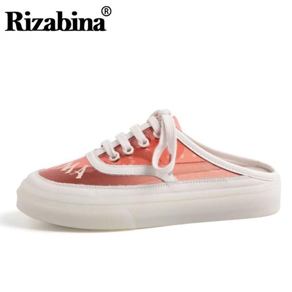 

slippers rizabina women genuine leather cross strap summer shoes woman sneaker casual daily lady stay home footwear size 35-39, Black