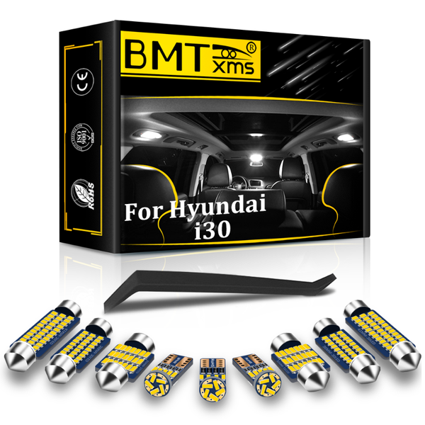 

bmtxms interior led canbus vehicle indoor dome map reading trunk light auto kit for i30 fd gd pd pde pden 2007 to 2021 emergency lig lights