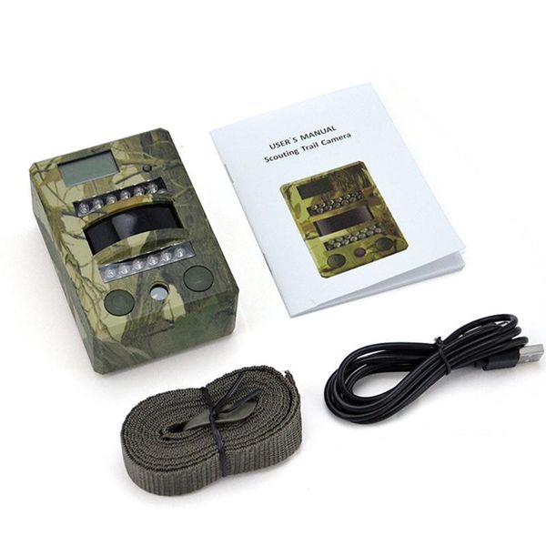 

hunting cameras 1.5 inch lcd display inside 720p video recorder security camera pir detection and snaps waterproof 24 pcs led scouting trail