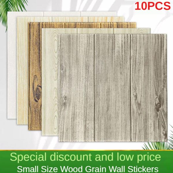 

wall stickers tinsevei mini 3d wood foam wallpaper self adhesive waterproof sticker factory sales