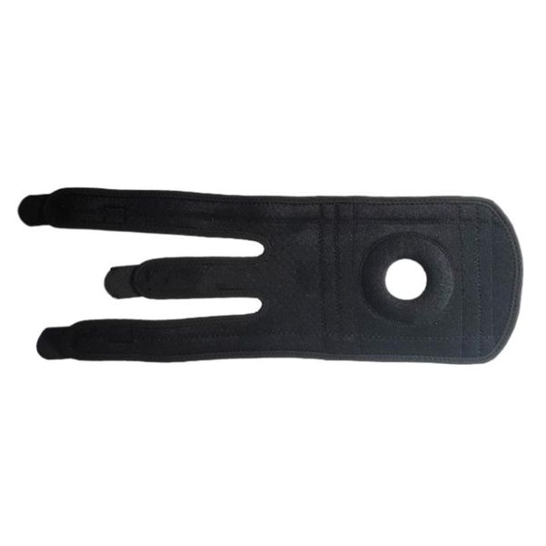 

elbow & knee pads 1pc adjustable protective pad patella strap for running (black), Black;gray