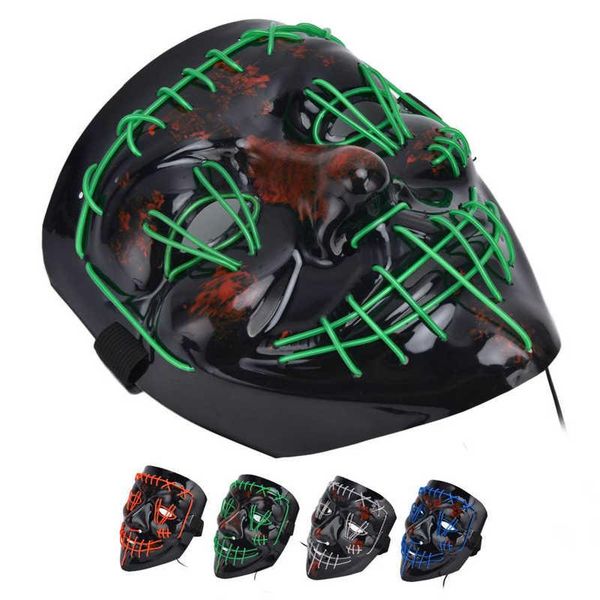 

party decoration light up mask halloween 3 modes for theme cosplay
