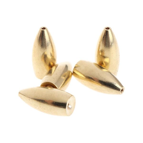 

pcs fishing sinker copper 7 size flipping bass weights gold accessories parts