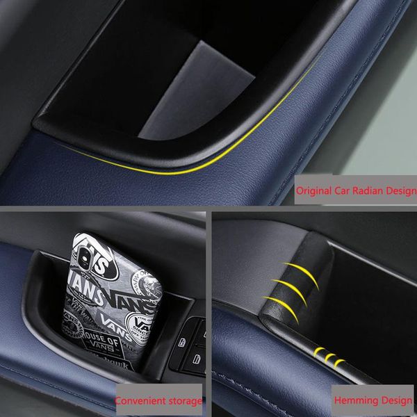 

car organizer for cx-30 cx30 2021 door armrest storage box interior modification special parts 4pcs