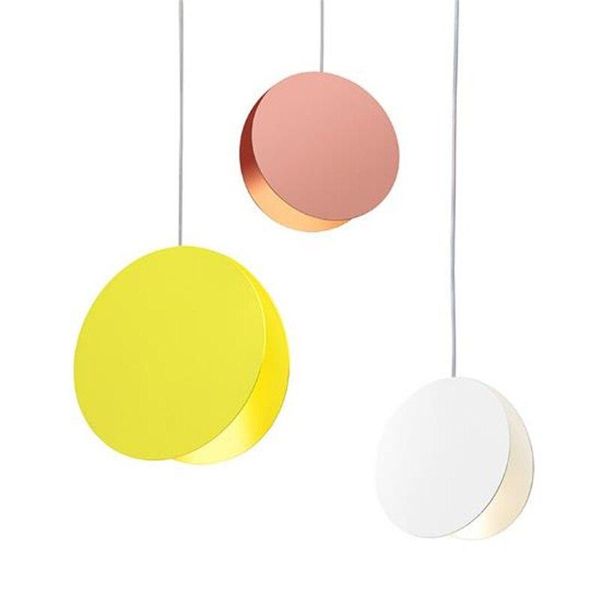 

pendant lamps nordic creative modern simple personalized restaurants coffee shop single head colorful chandeliers led bulbs iron