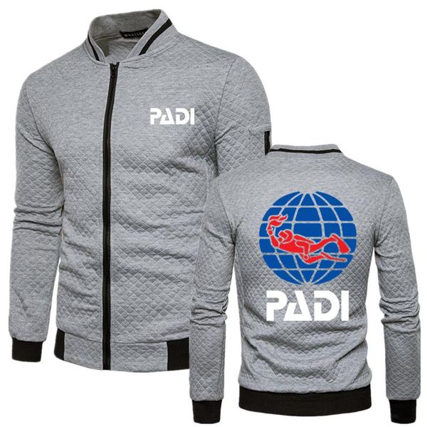 

men's jackets spring autumn brand man stand jacket cardigan padi logo custom made print leisure loose male clothes trend men zipper, Black;brown