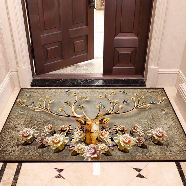 

door mats home entrance carpets non-slip kitchen absorbent customizable