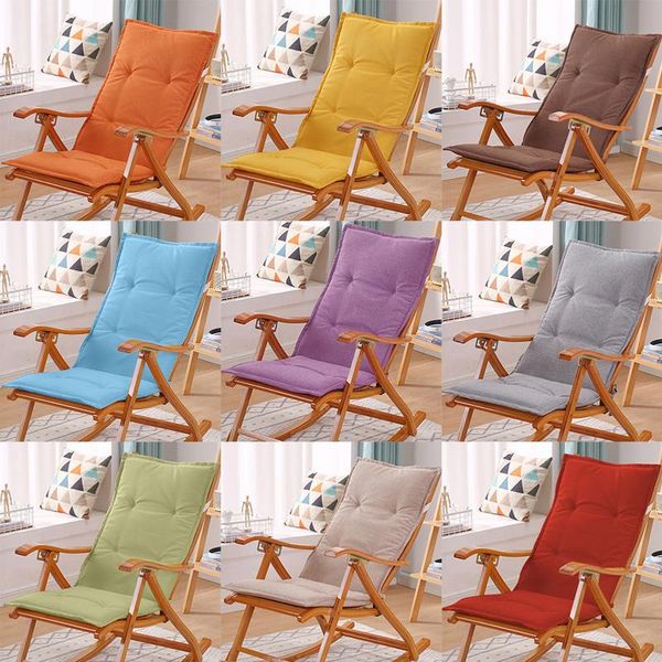 

long cushion mat for recliner rocking deck rattan chair garden desk chairs back relaxer pad cushion/decorative pillow