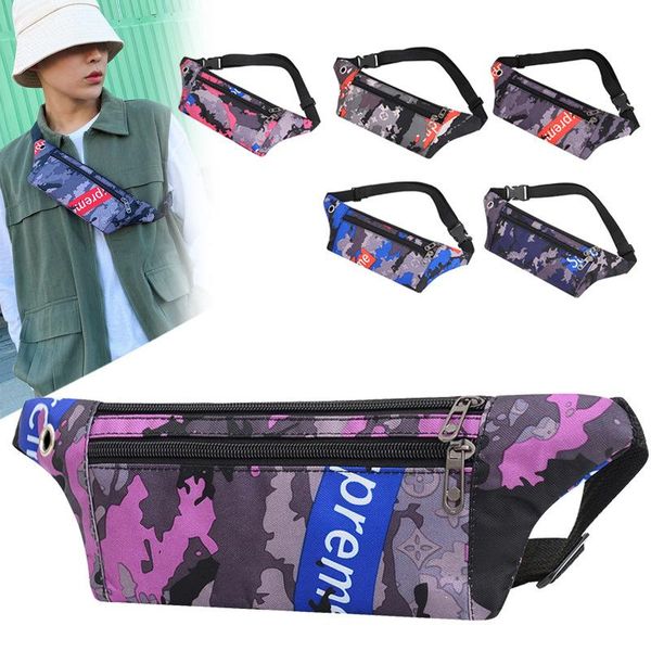 

waist bags 2021 fanny pack women sports man waterproof chest bag ladies packs camouflage belly belt