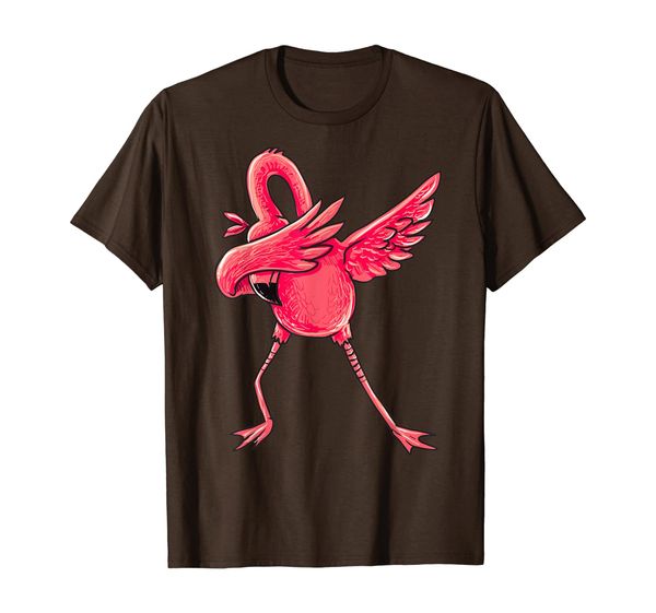 

dabbing flamingo shirt men women boys girls dab dance gifts t-shirt, White;black