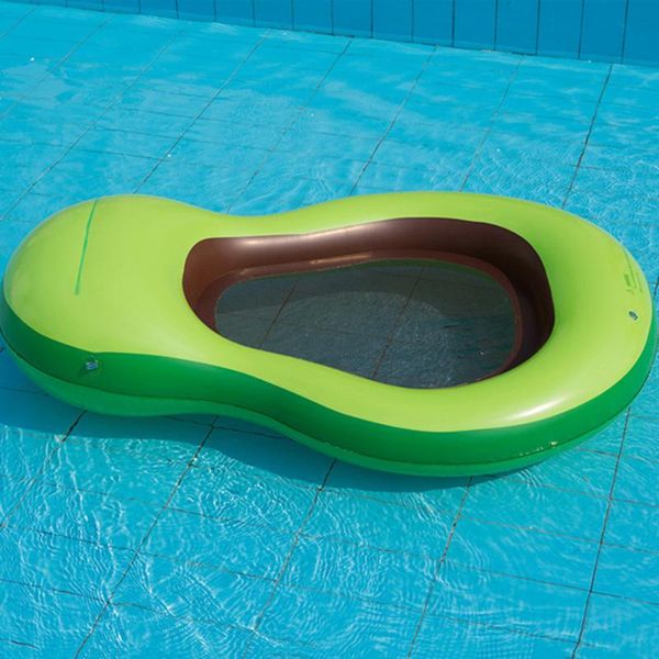 

inflatable floats & tubes swimming pool float row avocado shape air mattress bed sleeping cushion summer beach party lounge chair