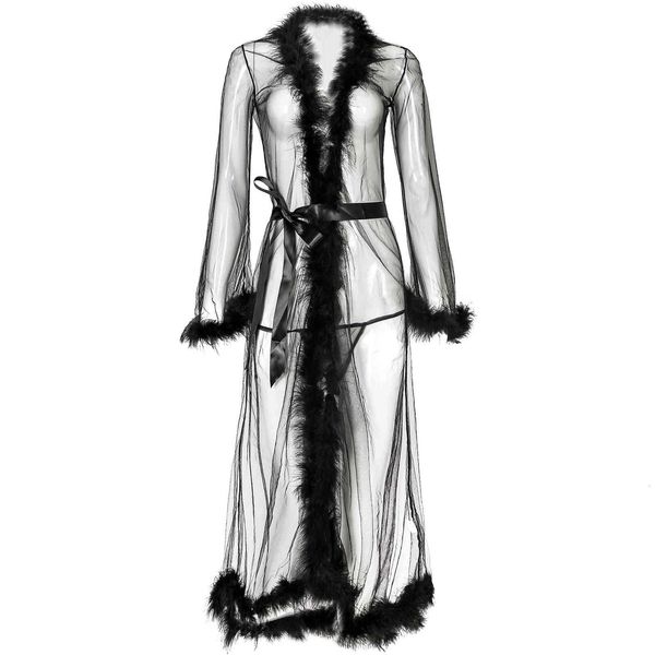 

perspective underwear pajamas woolen erotic long skirt nightdrs, Red;black