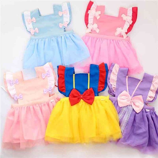 

waterproof children apron pinafore feeding girl dresses smock kids eating breastplate baby clothing toddler draw antifouling sleeveless, Red;yellow