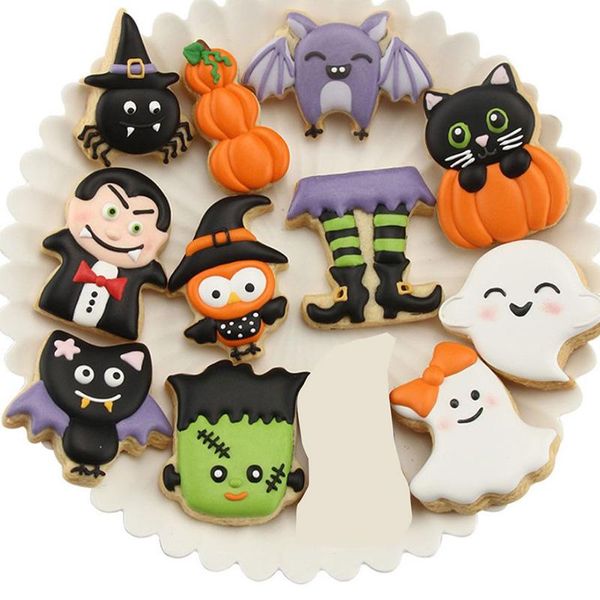 

baking moulds 1pc halloween animal aluminum alloy cutter cookie biscuit mold tools