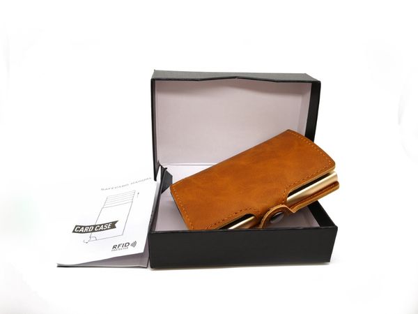 

men casekey fashion protected leather mini magic up coin wallets, Red;black